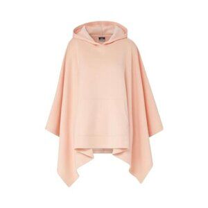 Womens Oversized Fleece Poncho Hoodie Sweatshirt Blanket Hooded Cape
